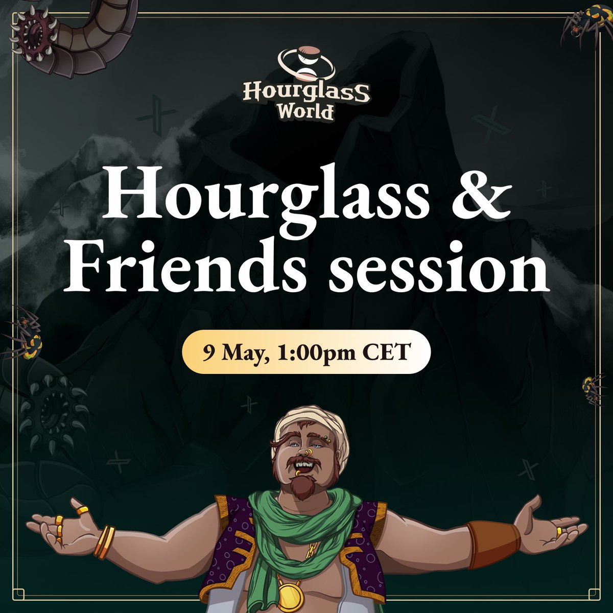 Hello guys 🎮 Tomorrow we game. Join us in a lively AMA session with our team and some special guests!

Is gaming back❓We are going to find out tomorrow. 

📆 09 May 2025
🕰️ 1pm CET 

Guests: <a href="/xCryptoLoco/">loco</a> CEO of <a href="/RoboHero_io/">RoboHero</a> 🤖 &amp; Juan <a href="/jrp_gg/">JRP</a> from <a href="/thirdweb/">thirdweb</a> 📲

Team: