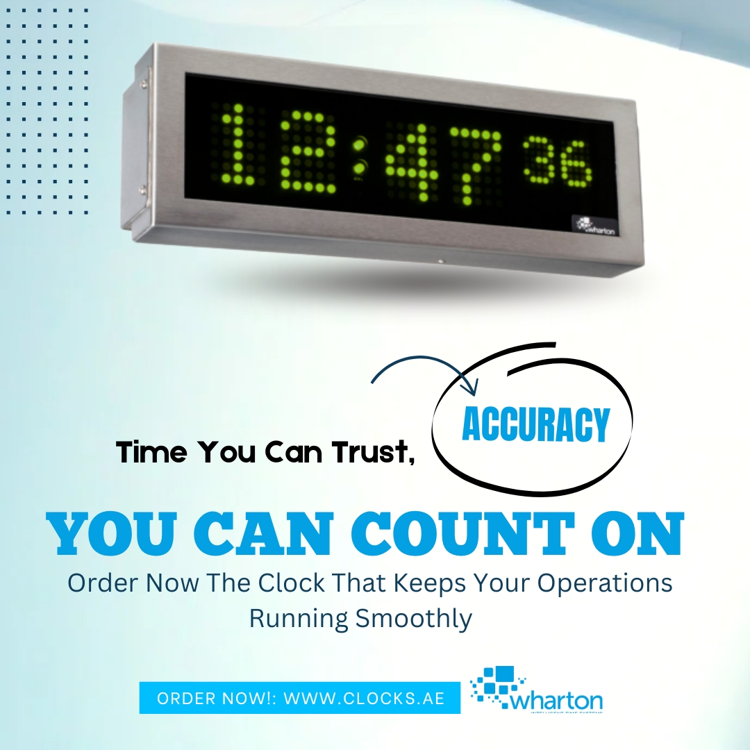 atwclocks's tweet image. ⏰ Precision and reliability in every second. The Wharton IN06D 6-digit Laboratory Digital Clock is expertly crafted for high-performance environments like labs, pharmaceutical spaces, and cleanrooms. 
----
🌐 clocks.ae
.
.
.
.
#digitalclocks #whartonelectronics