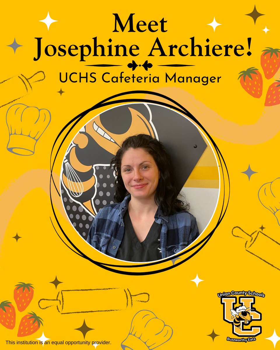Meet Josephine Archiere, our new Union County High School Manager! She’s a proud mom of four with 13 years of food service experience and a passion for school nutrition. Help us give her a warm welcome to the UCHS family! 🎉👏 

<a href="/ucsdsc/">UCSDSC</a> #DoingGreatThingsUCSD #UnionSC