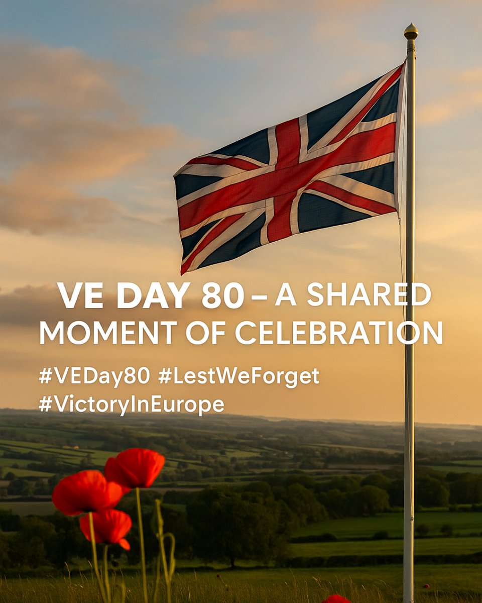 VE Day 80 – A Shared Moment of Celebration

Today, we honour the courage and sacrifice of those who secured peace in Europe 80 years ago. As we reflect on this historic milestone, we remember the resilience of a generation and the freedoms they fought for.

#VEDay80 #LestWeForget