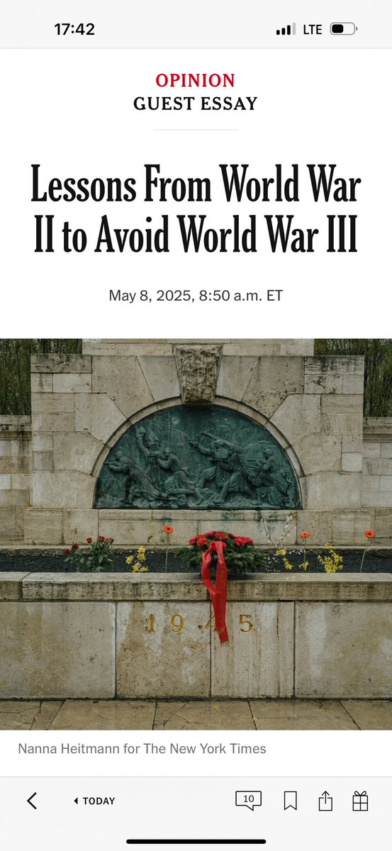 Kęstutis Budrys (@budryskestutis) on Twitter photo Together with my colleagues - 🇺🇦🇱🇻🇪🇪🇵🇱🇨🇿🇲🇩 Foreign Ministers in our joint guest essay <a href="/nytimes/">The New York Times</a> we shared our stance on the lessons from WWII - never allow aggression, revisionist history and impunity to prevail peace, truth and international law.
<a href="/andrii_sybiha/">Andrii Sybiha 🇺🇦</a> <a href="/Braze_Baiba/">Baiba Braže</a> Together with my colleagues - 🇺🇦🇱🇻🇪🇪🇵🇱🇨🇿🇲🇩 Foreign Ministers in our joint guest essay <a href="/nytimes/">The New York Times</a> we shared our stance on the lessons from WWII - never allow aggression, revisionist history and impunity to prevail peace, truth and international law.
<a href="/andrii_sybiha/">Andrii Sybiha 🇺🇦</a> <a href="/Braze_Baiba/">Baiba Braže</a>