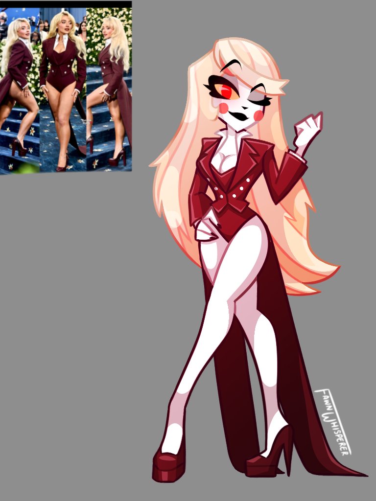 Women in suits 🤤😍
.
.
#HazbinHotel #HazbinHotelCharlie #charliemorningstar #MetGala2025