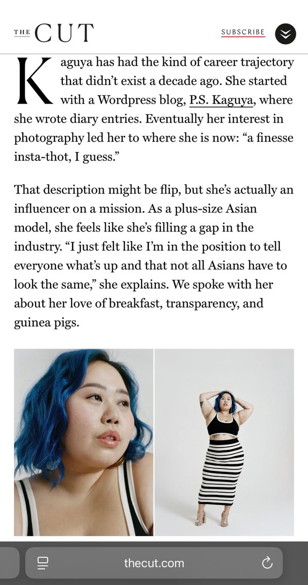 In honor of AAPI Heritage Month ✨💞 tbt interview for They Seem Cool <a href="/TheCut/">The Cut</a>