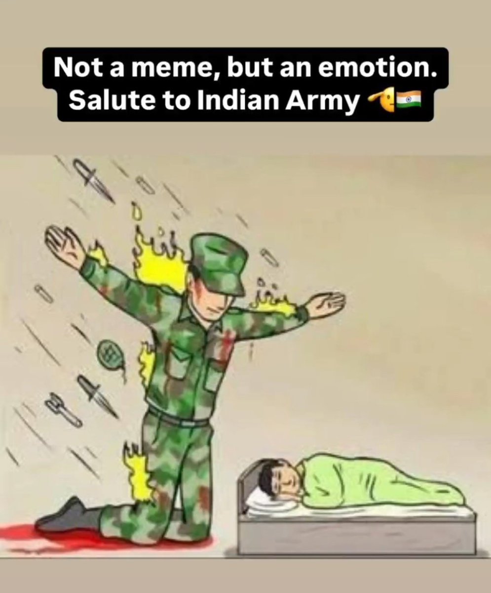 REMEMBER SOMEONE IS STANDING AT THE BORDER AND FIGHTING FOR OUR SAFETY WHILE WE ARE SLEEPING PEACEFULLY
#IndiaPakistanWar #IndianArmy #IndiaPakistanTensions