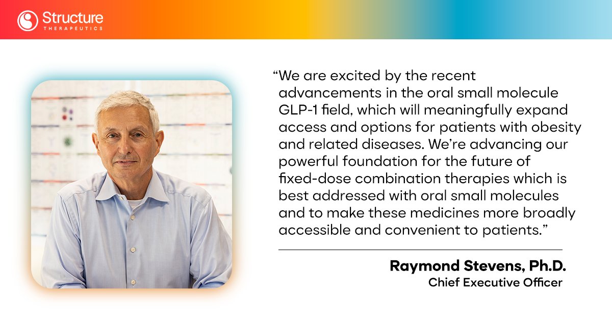 Today, we reported financial results for the first quarter ended March 31, 2025, and provided a business update. See the highlights below and read full announcement here: ir.structuretx.com/news-releases/…
➡️ Topline data from oral small molecule aleniglipron (GSBR-1290) Phase 2b ACCESS and