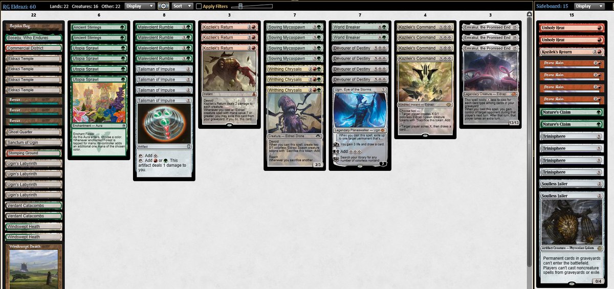 Haven't played much last months but for this season I want to play more again and this starts spliting a modern challenge with my trusty Chrisalis!!🤪
Not sure if the deck is well positioned, but it still win lot of bad matchup doing unfair stuff