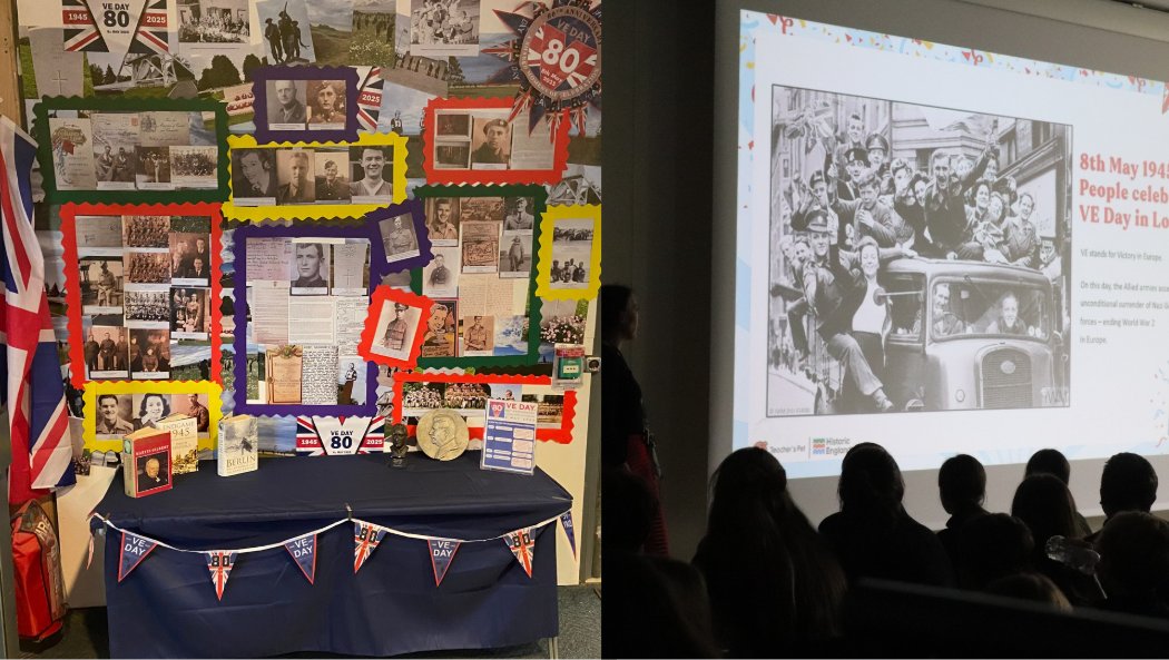 StraUponAvonSch's tweet image. Thank you to all those staff members who shared photos &amp;amp; stories of family members for our #VEDay80 exhibition, truly moving. A school-wide silence, college assemblies &amp;amp; a range of tutor time activities over the days to come #ThankYouForYourSacrifice #SuASCommunity