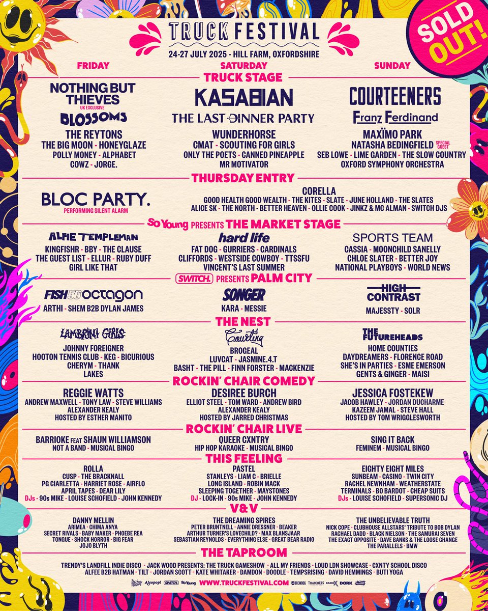 opening the market stage <a href="/TruckFestival/">Truck Festival</a> saturday! see u in the fields ;)