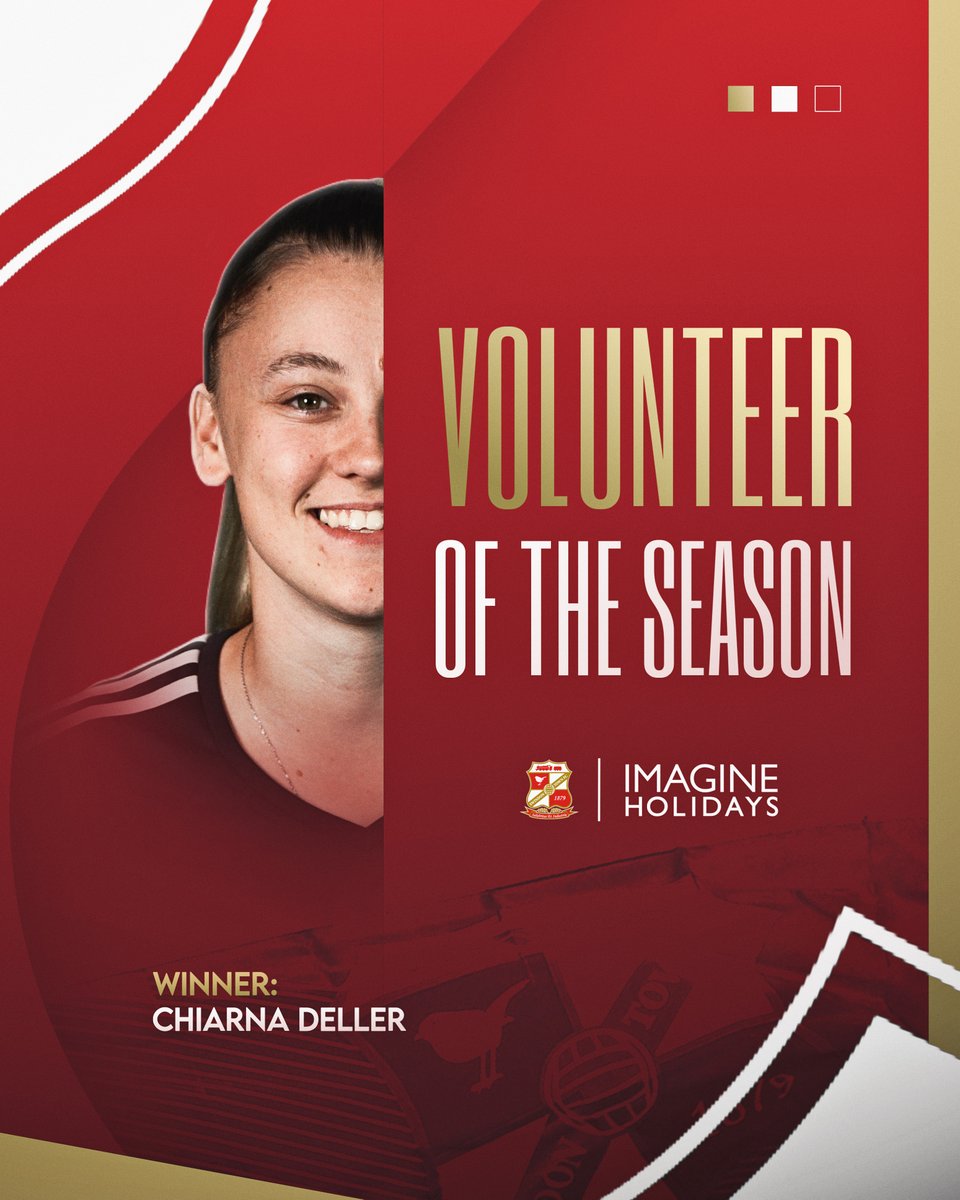 Development Manager, Chiarna Deller was awarded Volunteer of the Season ❤️
