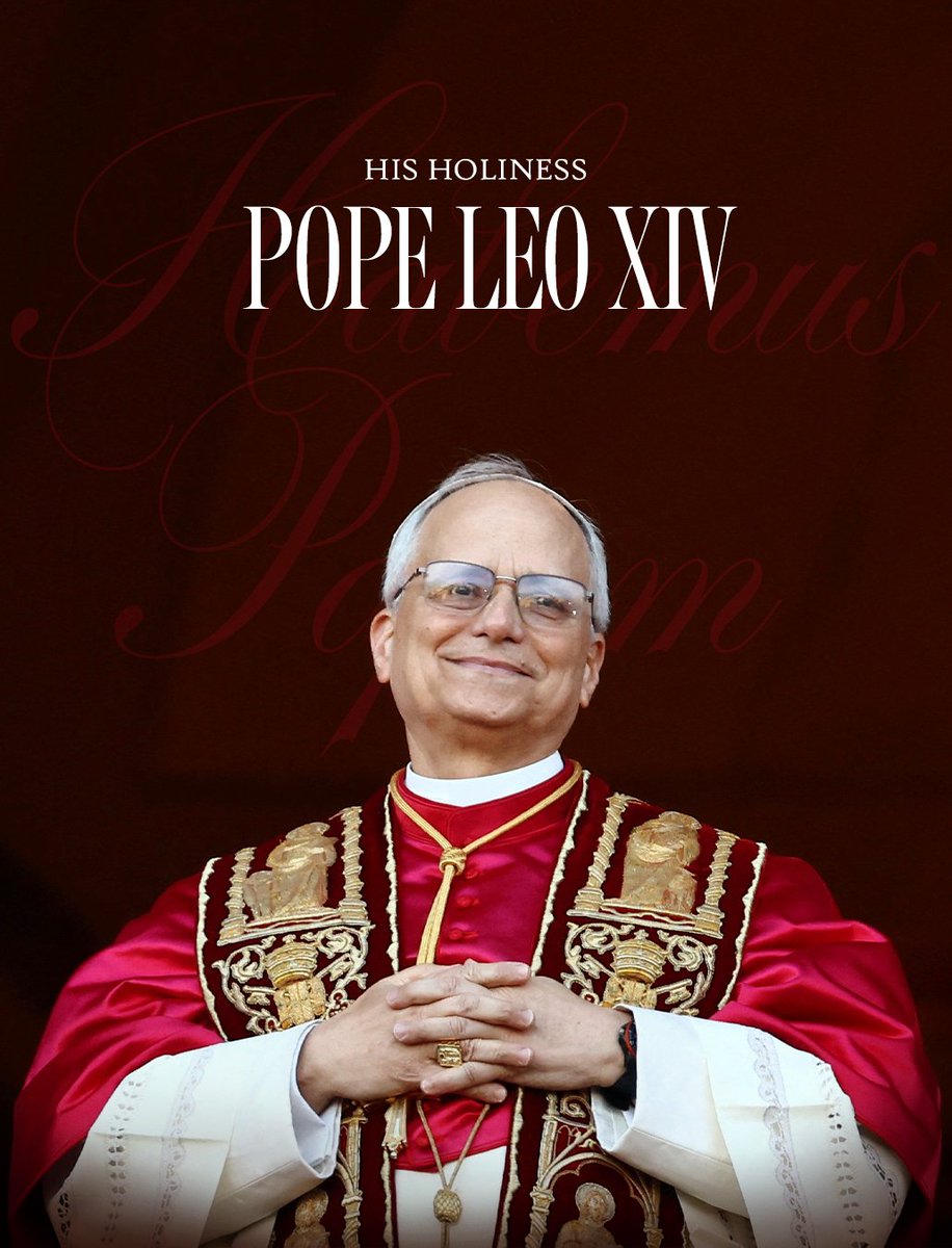 Habemus Papam! We have a Pope!

Cardinal Robert Francis Prevost has been elected as the 267th Pope of the Catholic Church, taking the name Pope Leo XIV.

Let us unite in prayer for our new Holy Father! 🇻🇦🙏
