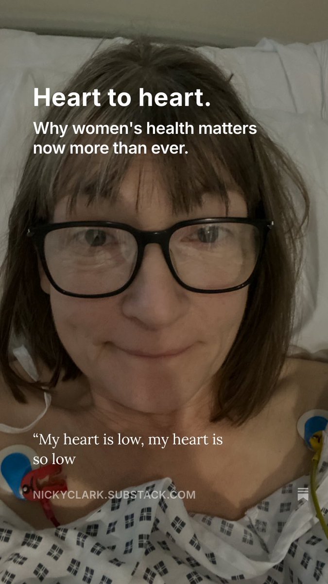 Nicky Clark (@mrsnickyclark) on Twitter photo Evening round for my substack. I wrote about my heart attack in January, why women’s health needs to be taken more seriously and my new women’s health campaign which I’m launching in July. Xx 
nickyclark.substack.com/p/heart-to-hea… Evening round for my substack. I wrote about my heart attack in January, why women’s health needs to be taken more seriously and my new women’s health campaign which I’m launching in July. Xx 
nickyclark.substack.com/p/heart-to-hea…