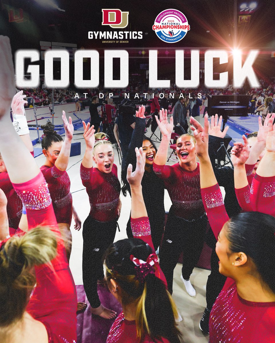 Denver Gymnastics (@du_gymnastics) on Twitter photo Good luck to everyone competing at <a href="/USAGym/">USA Gymnastics</a> DP Nationals this weekend!
#GoPios | #USAGDevNats Good luck to everyone competing at <a href="/USAGym/">USA Gymnastics</a> DP Nationals this weekend!
#GoPios | #USAGDevNats