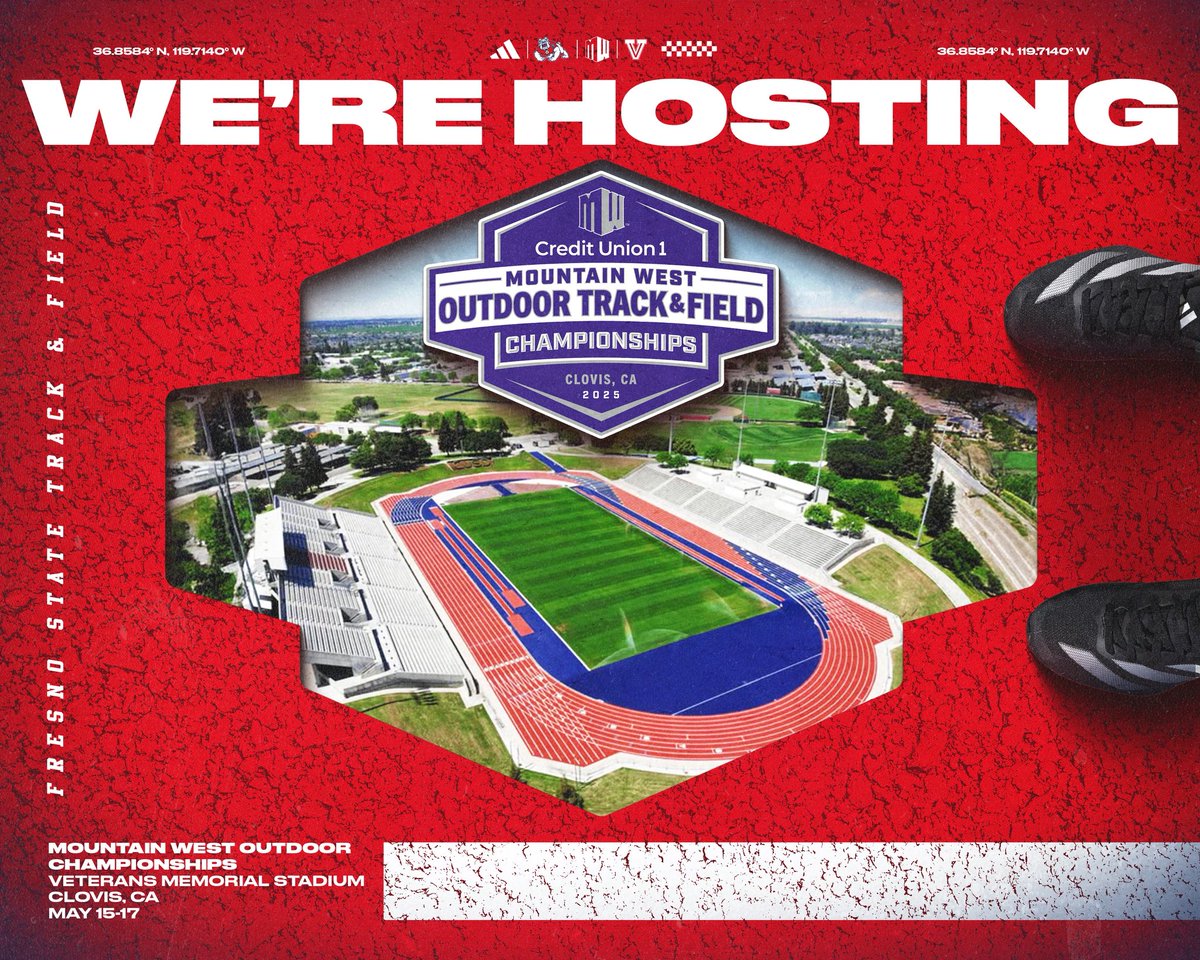 Fresno State T&F/XC (@fresnostatetfxc) on Twitter photo ONE WEEK 🗣️
The <a href="/MountainWest/">Mountain West</a> Outdoor Track & Field Championship makes its return to the Valley next week‼️
We’ll catch ya at Veterans Memorial Stadium for all the fun ONE WEEK 🗣️
The <a href="/MountainWest/">Mountain West</a> Outdoor Track & Field Championship makes its return to the Valley next week‼️
We’ll catch ya at Veterans Memorial Stadium for all the fun