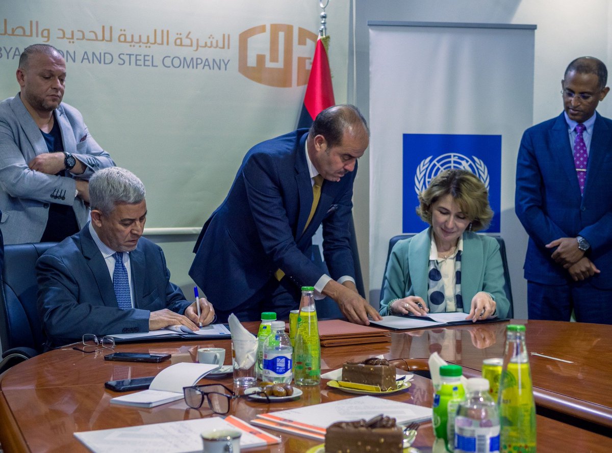 UNDP Libya (@undplibya) on Twitter photo UNDP and <a href="/LibyanSteel/">الشركة الليبية للحديد والصلب</a> (LISCO) are joining forces to improve energy performance, integrate renewables, and cut greenhouse gas emissions. As Libya’s largest industrial utility, LISCO plays a key role in the country’s energy landscape.
🔗go.undp.org/USg
#SDG7 #SDG12 #SDG17 UNDP and <a href="/LibyanSteel/">الشركة الليبية للحديد والصلب</a> (LISCO) are joining forces to improve energy performance, integrate renewables, and cut greenhouse gas emissions. As Libya’s largest industrial utility, LISCO plays a key role in the country’s energy landscape.
🔗go.undp.org/USg
#SDG7 #SDG12 #SDG17