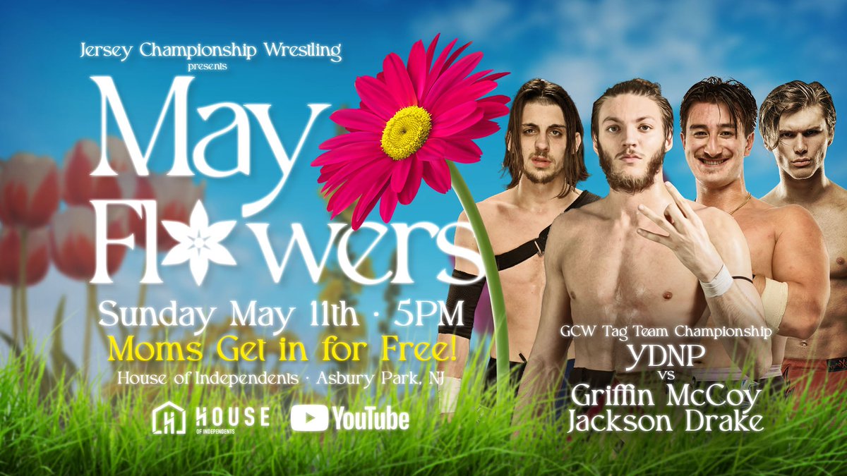 2 Changes have been made to Sundays event in Asbury Park:

YDNP vs Drake/Griffin
Gresham vs Mason

Plus:
Masha v Thatcher
Lee v Mathers
Starkz v Zayda
Tremont/Bam v Dog/Beastman
Manders v Filthy
Deppen v Mako
JanelaZone w/B3cca

Get Tix:
etix.com/ticket/p/97649…

Sun 5/11 - 5PM