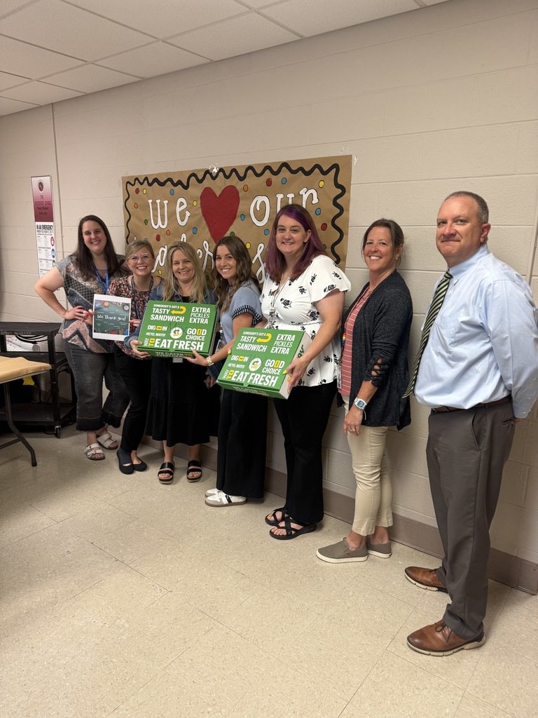 Teacher Appreciation Week.  We would like to recognize all of the hard work and dedication of each faculty and staff member within our district.  We are grateful for all they do throughout the year.    - Dr. Southerland