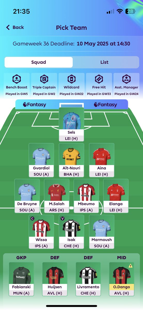 snurraden's tweet photo. @GameweekGuru I got 0.4 in budget and 1 free transfer.. Keep Isak or sub with someone else? https://t.co/SUGA6nPCO4
