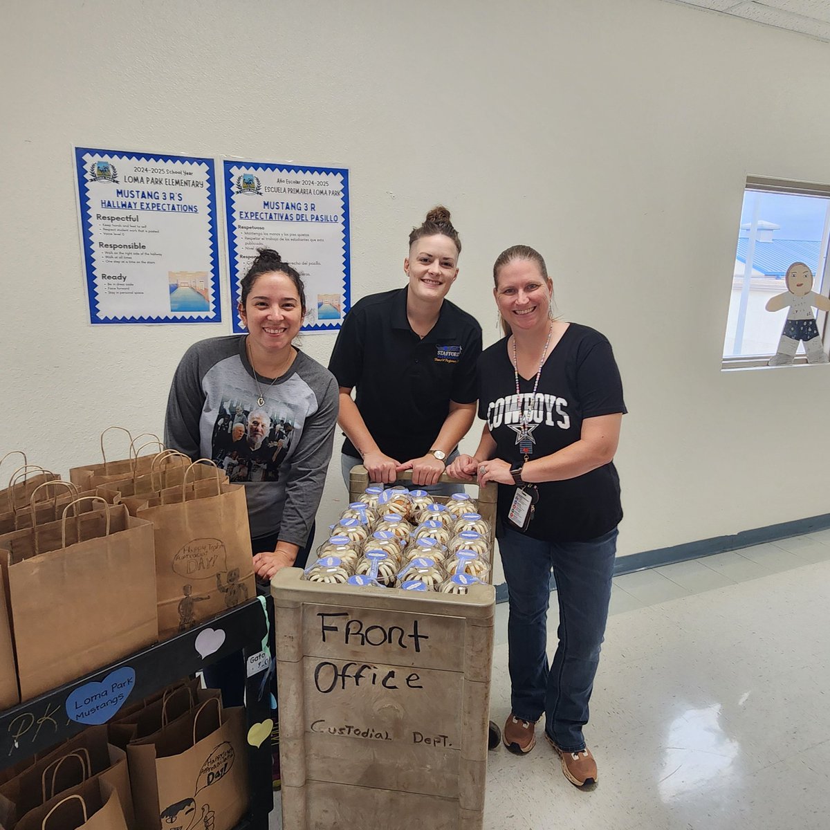 Much appreciation today for the Bundt Cake and supplies from the Assistant Principals today. You da best! This week has been an amazing Teacher Appreciation week!