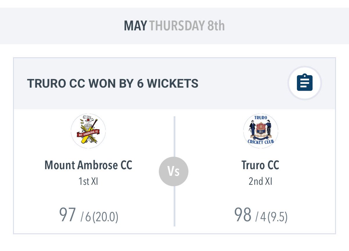 Congratulations to our 2nd’s on their win this evening 👏🏼