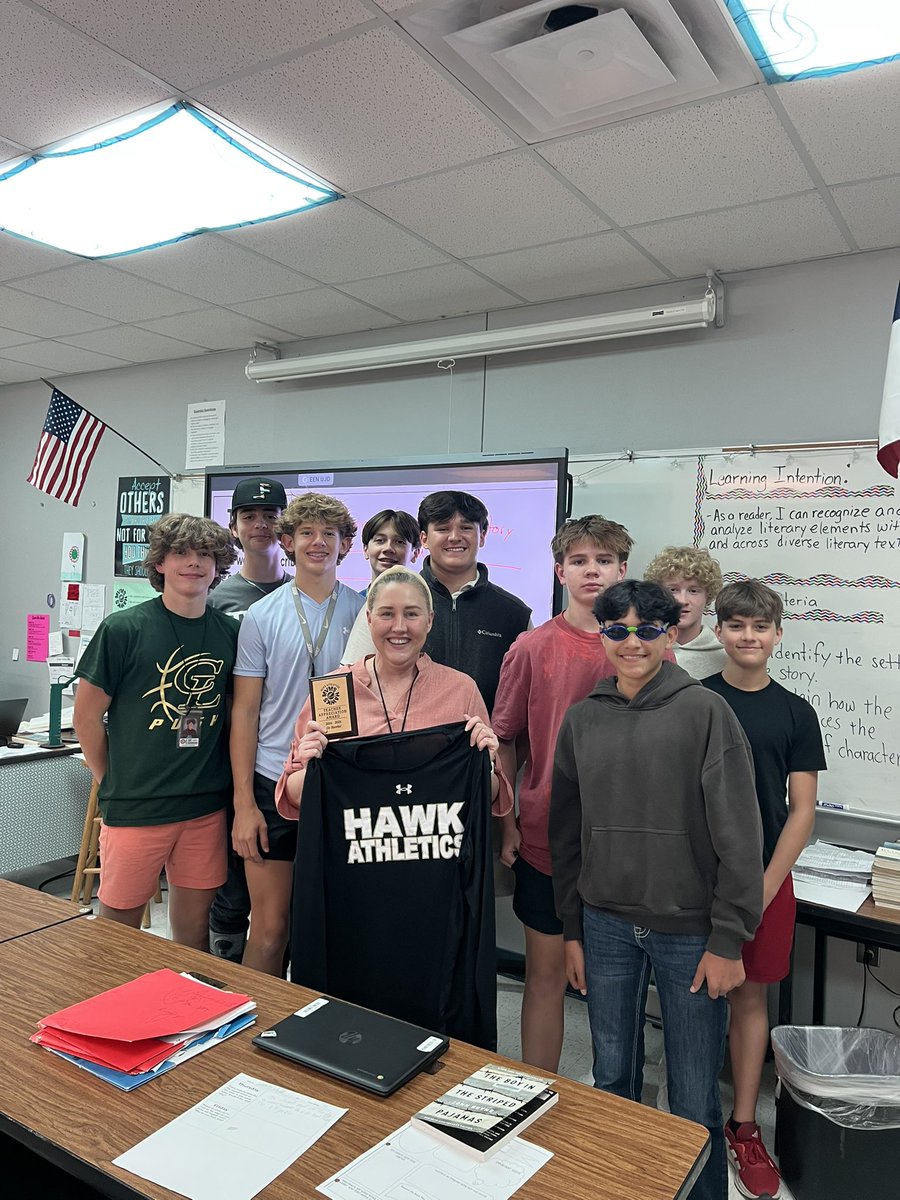 Congrats to Ms. Gunter for winning April Boys Athletics Teacher of the month!

Thank you so much for working with our Athletes! 

Go Hawks! 

<a href="/CoachSelf5/">Lee Self</a> 
<a href="/MVMS_TheHawkWay/">Mountain Valley Middle School</a> 
<a href="/girls_mvms/">MVMS Girls Athletics</a>