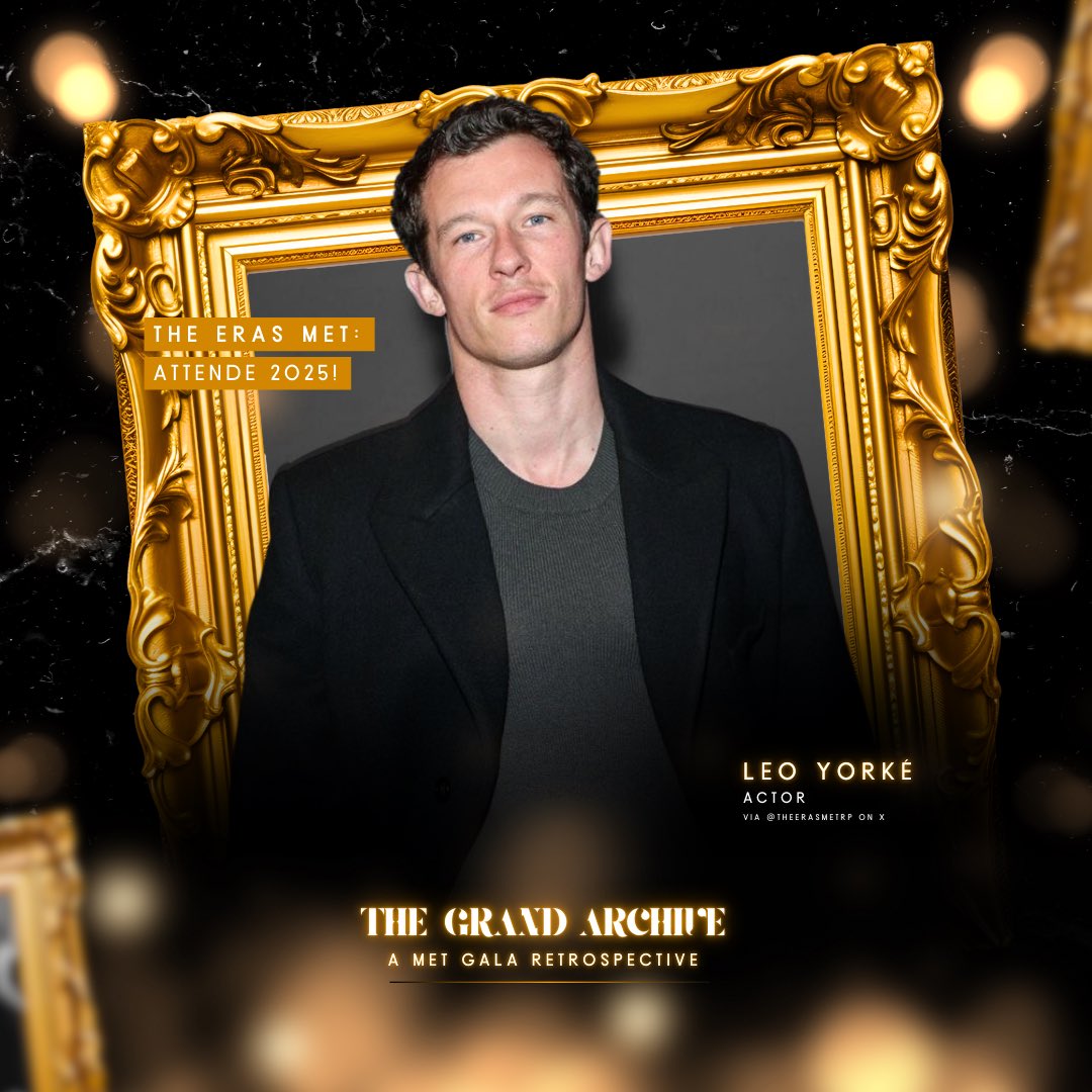 𝗧𝗵𝗲 𝗘𝗿𝗮𝘀 𝗠𝗲𝘁 ᴿᴾ • Fashion Gala!
Search for ›  𝗧𝗵𝗲 𝗚𝗿𝗮𝗻𝗱 𝗔𝗿𝗰𝗵𝗶𝘃𝗲: A Met Gala Retrospective!

𝗟𝗲𝗼 𝗬𝗼𝗿𝗸𝗲́ (<a href="/ecosinciertos/">Leito</a>) confirms his attendance for The Eras Met this Friday, May 09. © #TheErasMetRP