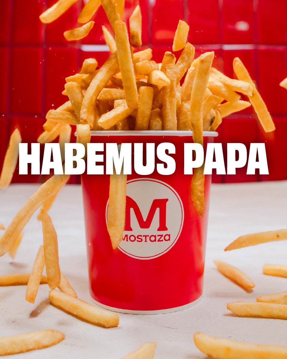 La fumata blanca habló. Hasta 30% off desde nuestra app 📲🍟