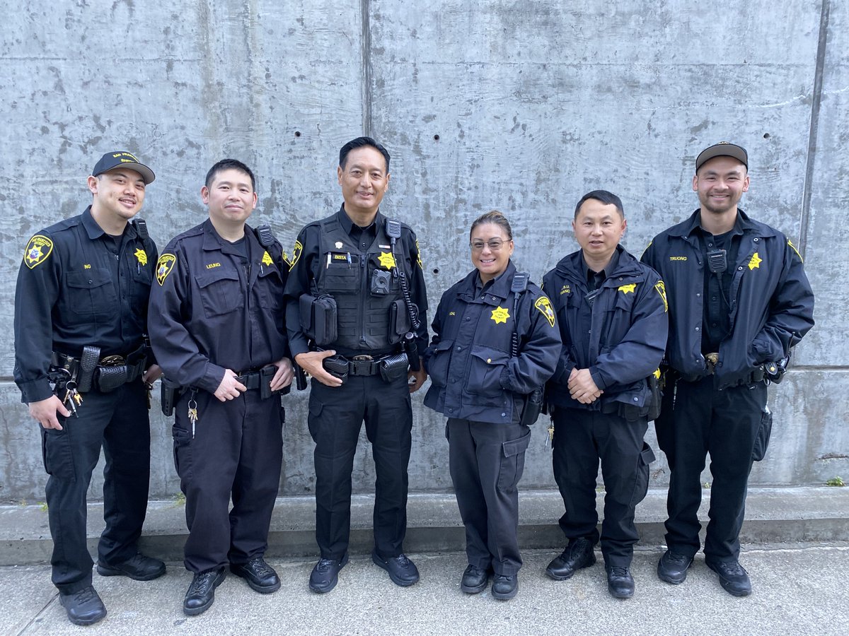 SheriffSF's tweet photo. ASIAN AMERICAN PACIFIC ISLANDER HERITAGE MONTH:  #SFSheriff celebrates the countless achievements and contributions the #AAPI  community brings to society, including here at #SFSO. We appreciate you! #AAPIExcellence #AAPIHeritageMonth 

Interested in joining the Sheriff’s Office? WE ARE HIRING! Text our recruiters now at 415-429-4191. #lawenforcement  #publicsafety #JoinOurTeam