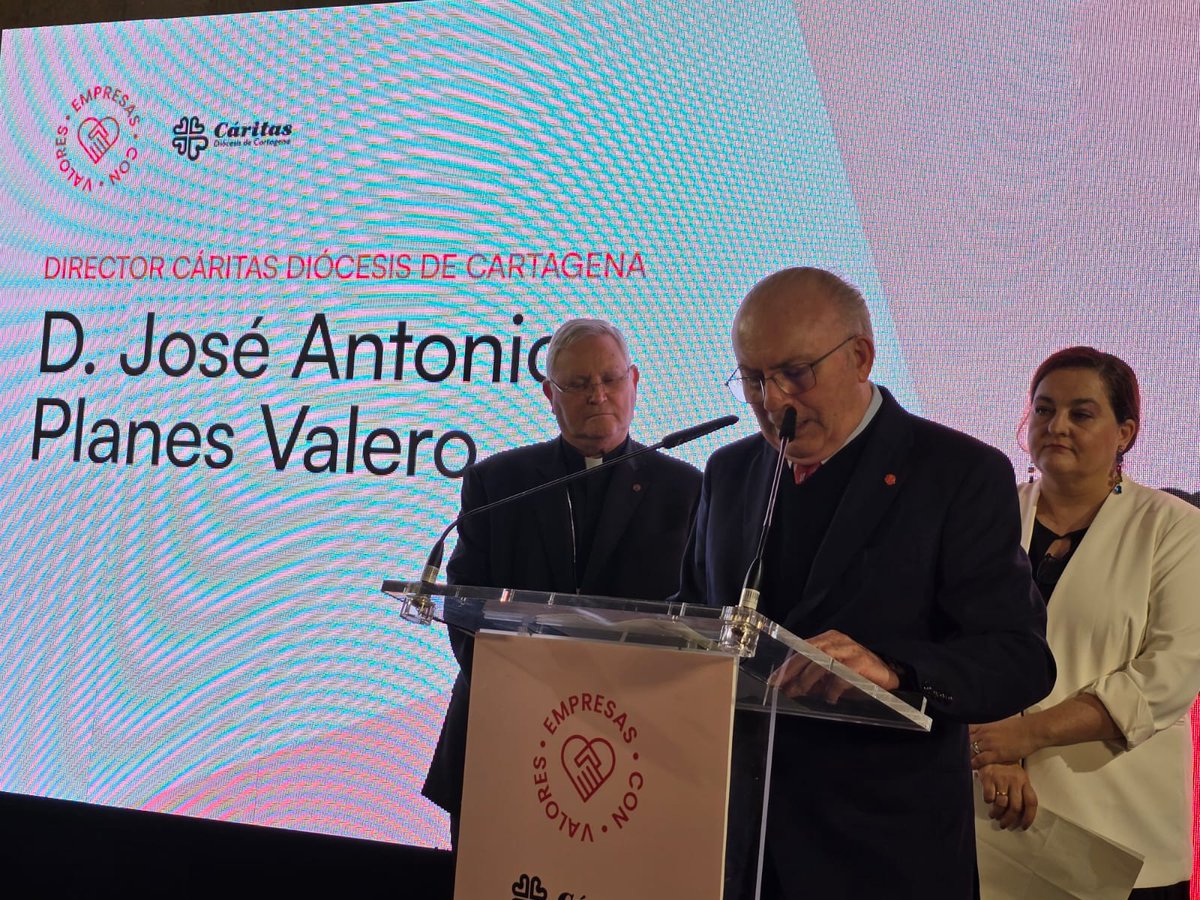 <a href="/ObispoCartagena/">Obispo de Cartagena</a> El director de Cáritas, José Antonio Planes Valero, reconoce que “la Responsabilidad Social Corporativa ha venido para quedarse” y presenta a Cáritas como “un gran aliado de las #EmpresasConValores en sus planes de desarrollo”.

Más información en: caritasregiondemurcia.org/empresas-con-v…