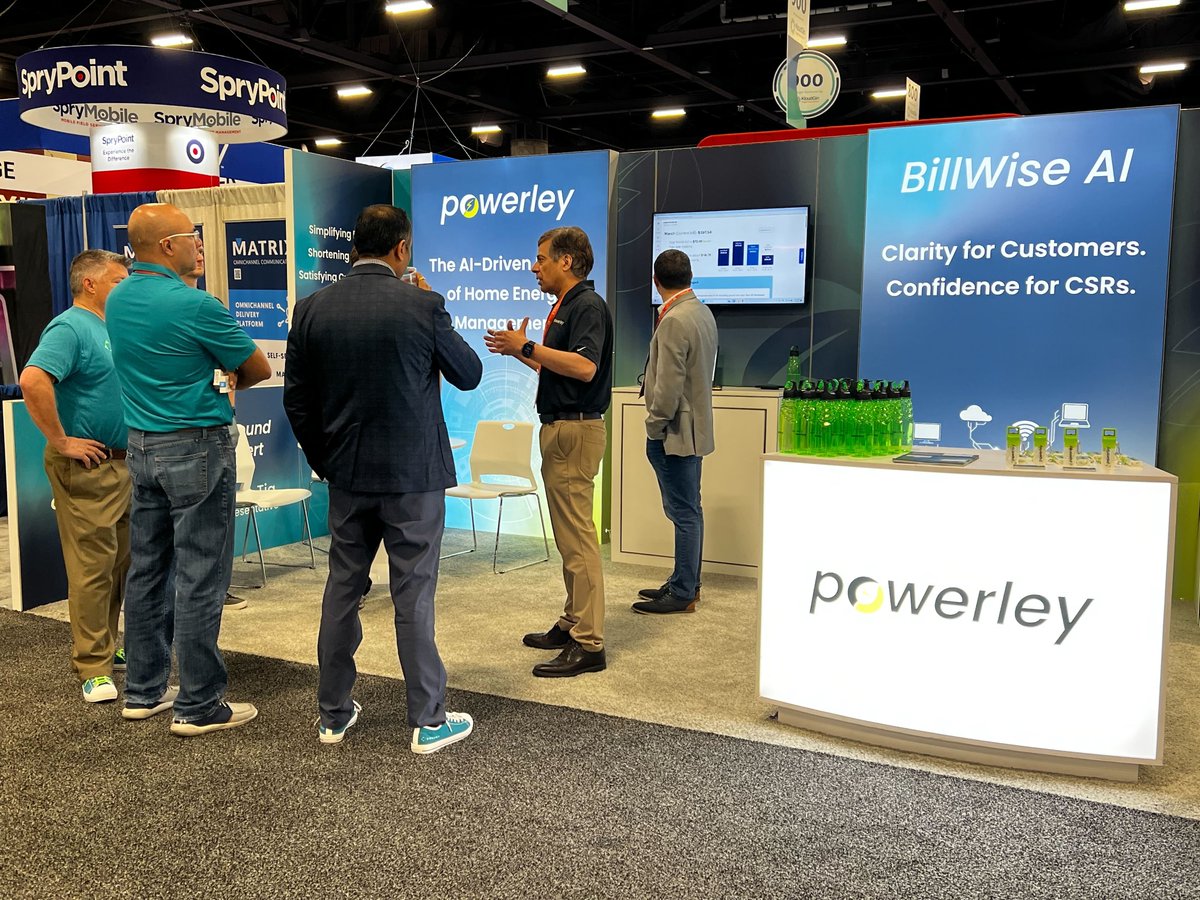 Great energy at the Powerley booth today at <a href="/iucx_live/">Innovate UtilityCX</a>!

We've been walking attendees through live demos of BillWise AI—showing how our solution brings clarity and speed to bill management, both for customers and call center teams.

We’re here all day at Booth #1124!

#IUCX2025