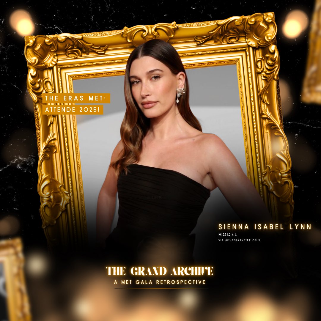 𝗧𝗵𝗲 𝗘𝗿𝗮𝘀 𝗠𝗲𝘁 ᴿᴾ • Fashion Gala!
Search for ›  𝗧𝗵𝗲 𝗚𝗿𝗮𝗻𝗱 𝗔𝗿𝗰𝗵𝗶𝘃𝗲: A Met Gala Retrospective!

𝗦𝗶𝗲𝗻𝗻𝗮 𝗜𝘀𝗮𝗯𝗲𝗹 𝗹𝘆𝗻𝗻 (@smkinnwdd_) confirms her attendance for The Eras Met this Friday, May 09. © #TheErasMetRP