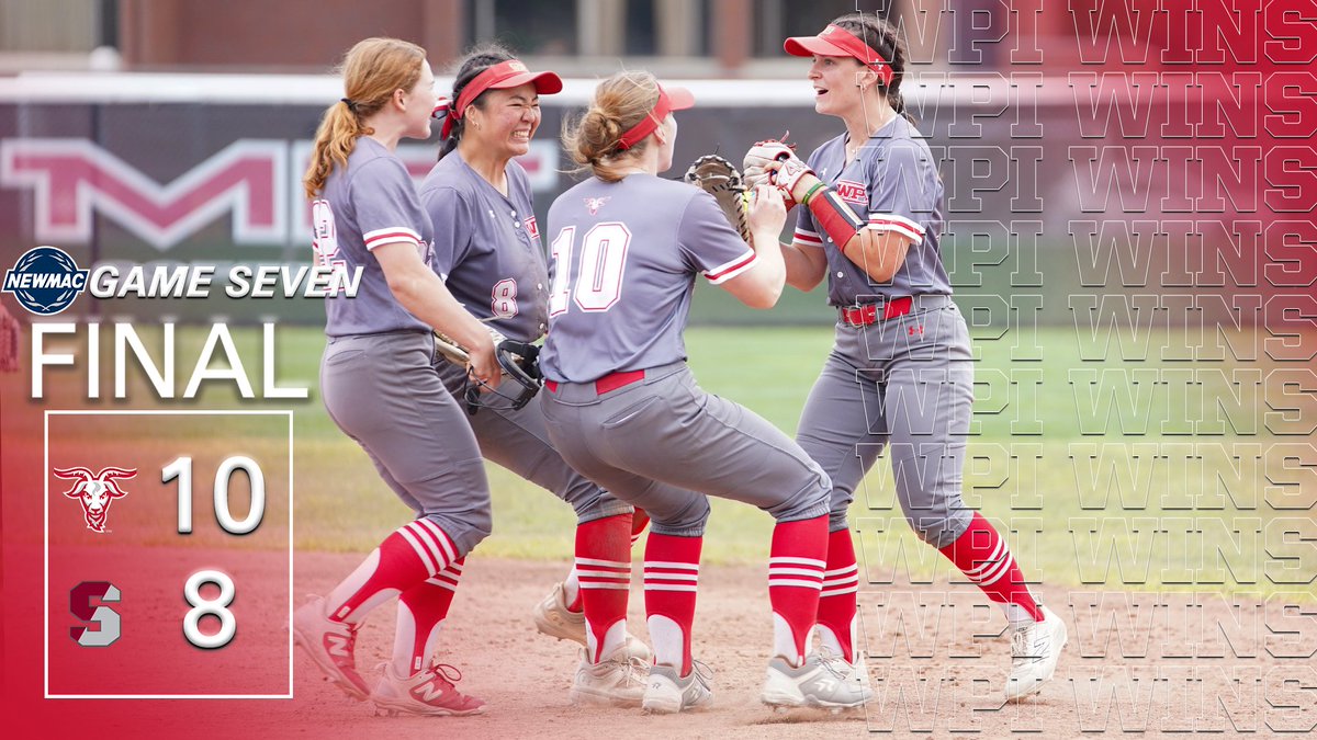 WPI Athletics (@wpiathletics) on Twitter photo WPI WINS!
WPI WINS!
WPI WINS!
<a href="/WPISoftball/">WPI Softball</a> pulls off the win over Springfield to advance to game eight versus Wheaton!
Box score โคต๏ธ
๐-tinyurl.com/5n6ft8s5
Tune in NOWโคต๏ธ
๐ฅ-tinyurl.com/yzeyekm8
๐-tinyurl.com/4e4htbnt
๐๏ธ-tinyurl.com/ycksb4p8
๐ฅx๐
#GoatNation #d3sb WPI WINS!
WPI WINS!
WPI WINS!
<a href="/WPISoftball/">WPI Softball</a> pulls off the win over Springfield to advance to game eight versus Wheaton!
Box score โคต๏ธ
๐-tinyurl.com/5n6ft8s5
Tune in NOWโคต๏ธ
๐ฅ-tinyurl.com/yzeyekm8
๐-tinyurl.com/4e4htbnt
๐๏ธ-tinyurl.com/ycksb4p8
๐ฅx๐
#GoatNation #d3sb