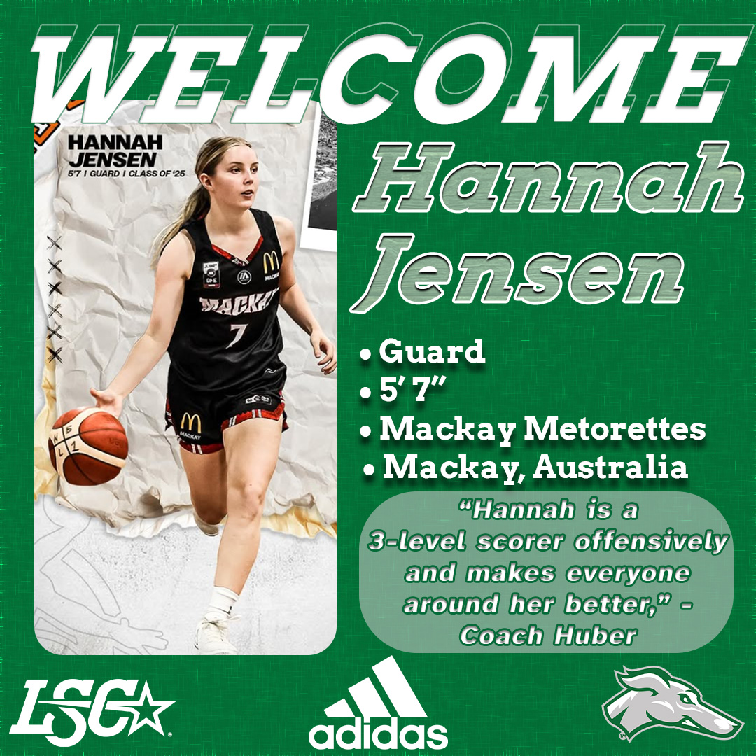 𝙒𝙀𝙇𝘾𝙊𝙈𝙀 𝙏𝙊 𝙀𝙉𝙈𝙐!!!

Hannah Jensen is a Greyhound!!! Hannah comes to Eastern from Mackay, Australia, competing with the Mackay Metorettes in the NBL 1 North.

#ENMU #ALLIN