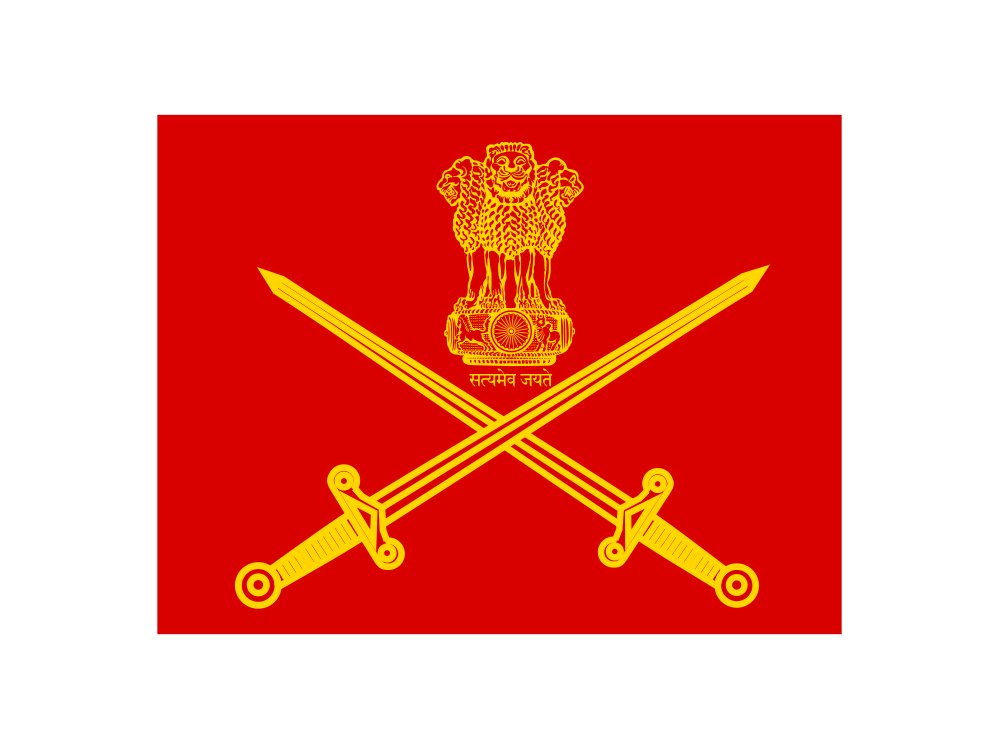 The best #logo I have ever seen -  #IndianArmy logo

The Logo of the Indian Army depicts two swords in cross below the National Emblem of India. The National Emblem and swords are in the yellow shade with the background in the shade of red.

Jai Hind 🇮🇳

#OperationSindoor