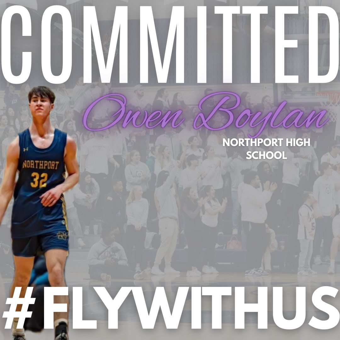 NazBasketball's tweet image. Nazareth Men’s Basketball is excited to welcome Owen Boylan from Northport High School into our program!
#FlyWithUs