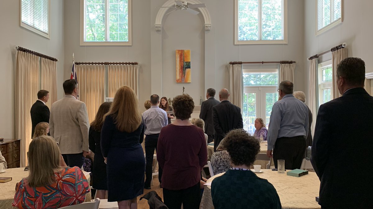 Today we commemorate Victory in Europe Day, honoring the end of WWII and the enormous contribution of veterans.

It feels particularly special to host a ceremony at the Residence today officially welcoming this group as British Citizens. Celebrating a shared history &amp; future!🇬🇧