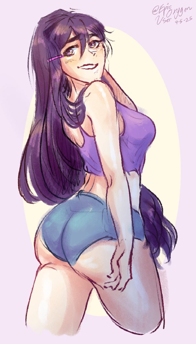 been a while since I've drawn Yuri again.
#DokiDokiLiteratureClub #ddlcyuri
