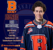 SaskatoonMHA's tweet image. CONGRATULATIONS to Dax McDougall who was selected 118th overall by his hometown @BladesHockey!

Dax is an impressive D-man who is signed by the @stoonblazers for 25-26!

The Bobcats alum had a tremendous season with the 24-25 S'toon Outlaws, putting up nearly a point per game!