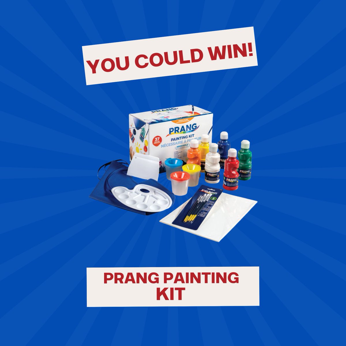Kids In Need Foundation (@kidsinneed) on Twitter photo Next up on giveaways for #TeacherAppreciationWeek … 🥁🥁🥁
Prang Painting Kits from our wonderful partners at <a href="/WeRTiconderoga/">Ticonderoga</a> ! 💙 We will be giving away 10 of these to 10 lovely educators.
Head over to our Instagram post to enter!
instagram.com/p/DJZXMtyR4mE Next up on giveaways for #TeacherAppreciationWeek … 🥁🥁🥁
Prang Painting Kits from our wonderful partners at <a href="/WeRTiconderoga/">Ticonderoga</a> ! 💙 We will be giving away 10 of these to 10 lovely educators.
Head over to our Instagram post to enter!
instagram.com/p/DJZXMtyR4mE