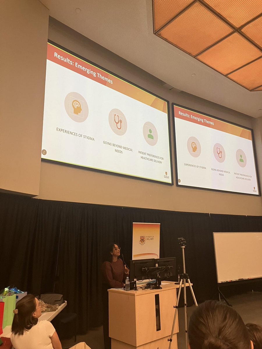 UofC Emergency Medicine Research (@uofcemresearch) on Twitter photo U of C medical student Betalihem Lemma walks us through the experience of seeking care in Calgary EDs if you use illicit methamphetamines #EMResearchday2025 U of C medical student Betalihem Lemma walks us through the experience of seeking care in Calgary EDs if you use illicit methamphetamines #EMResearchday2025