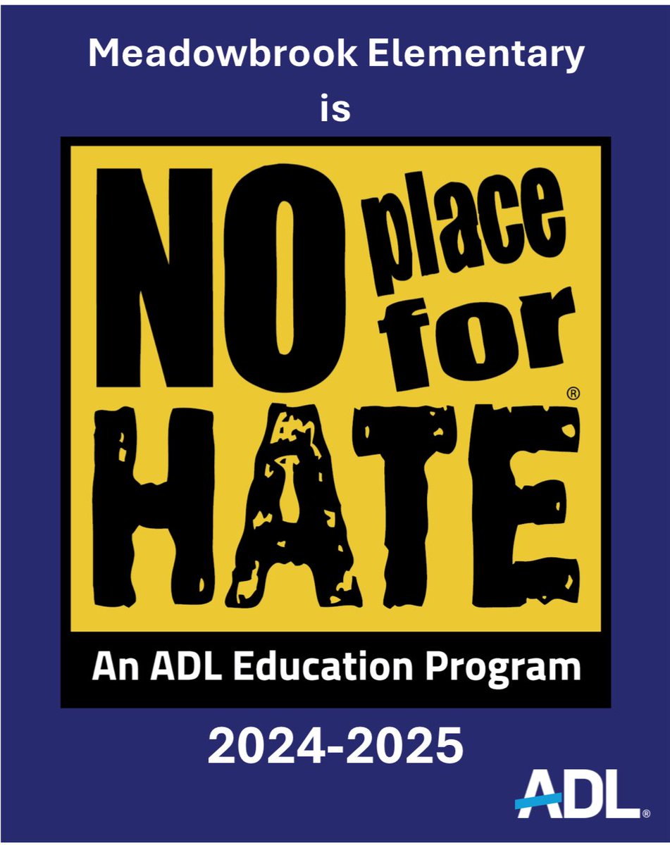 Thrilled to earn the #NoPlaceForHate designation! We’re proud to continue fostering a culture of respect, inclusion and kindness where every student belongs &amp; thrives. ✨