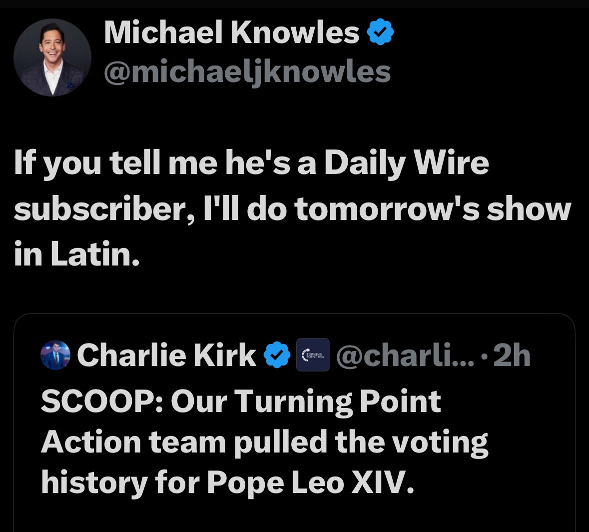 Impossible.  Daily Wire subscribers are involuntary celibate.