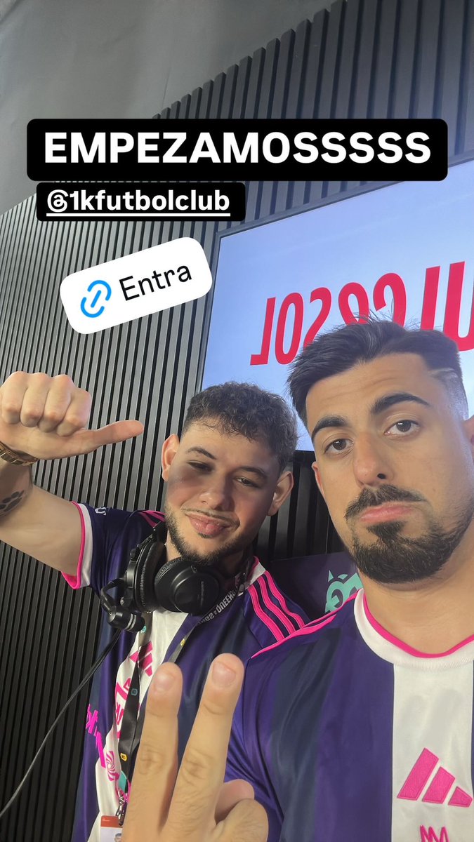 Baptistao (@baptistaooo) on Twitter photo Primer partido de Play In vs Ultimate Móstoles
EMPEZAMOS
<a href="/1kfutbolclub/">1K Fútbol Club</a>
Twitch.tv/baptistao
Twitch.tv/baptistao Primer partido de Play In vs Ultimate Móstoles
EMPEZAMOS
<a href="/1kfutbolclub/">1K Fútbol Club</a>
Twitch.tv/baptistao
Twitch.tv/baptistao