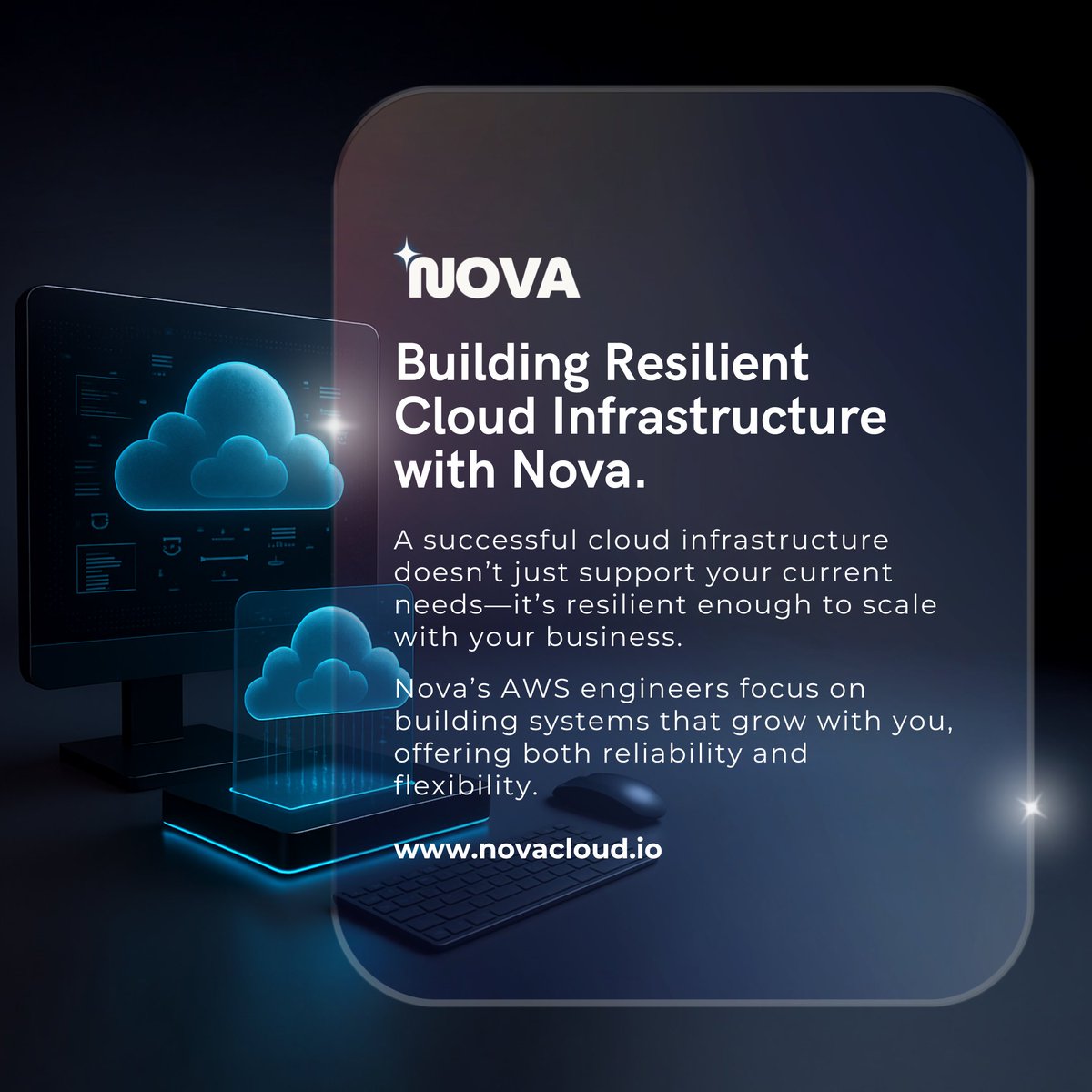 💡 Strategy Tip: Don’t overlook the importance of a scalable, flexible cloud infrastructure. The right foundation ensures long-term success as your business evolves.

#Nova #NovaCloud #CloudInfrastructure #AWS