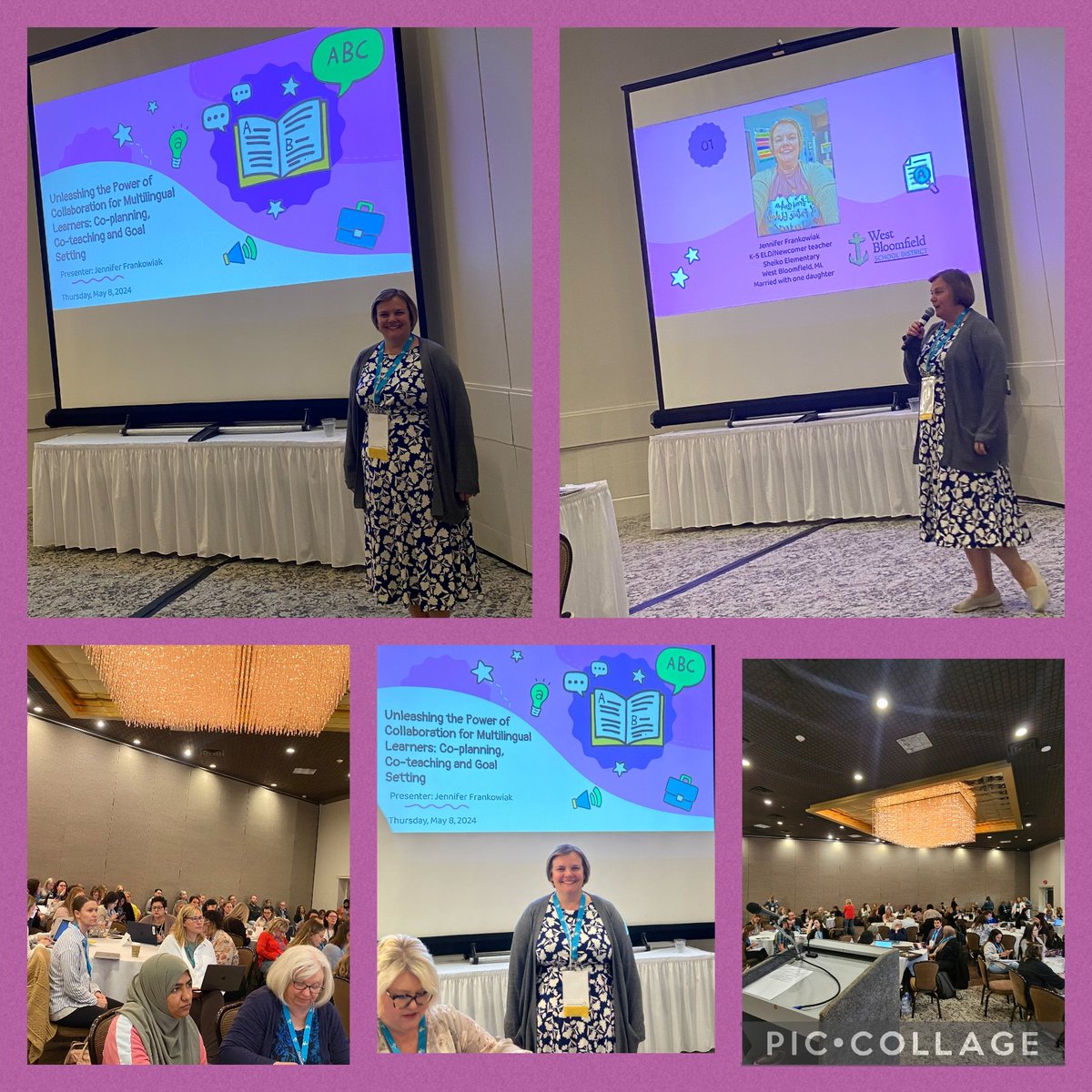 Day 1 of the MABE conference has been amazing and filled my cup. I started out the day presenting to a full room about collaboration, co- teaching and goal setting. I also got to see many friends in my professional network and colleagues. #MABEMI25
