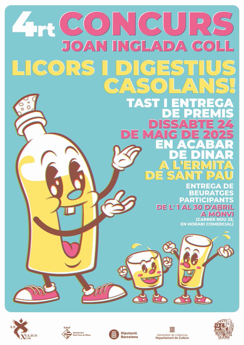 Ja hem tancat el concurs! 46 entregues! Moltes gracies
El jurat farà el tast en els proxims dies. 
I recordeu, el dissabte 24, puja a Sant Pau a fer tu el tast. Ens acompanyara #MontserratiMeritxell, un vell amic nostre!
#penitensis #SPRibes <a href="/lasobiranacoop/">La Sobirana Cooperativa</a>