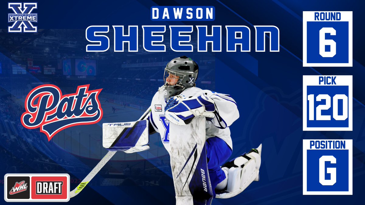Congratulations to NAX U15 Prep Goaltender Dawson Sheehan for being selected 120th overall by the Regina Pats in the 2025 WHL Draft!

Sheehan has been with NAX since the 2023-24 season.

#nax | #csshl | #whl