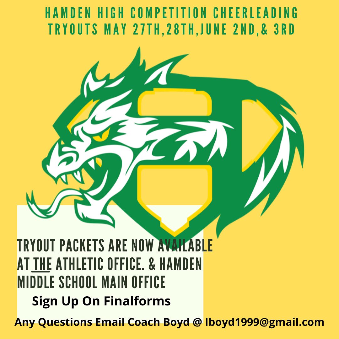 Hamden High Dragons Cheer tweet media