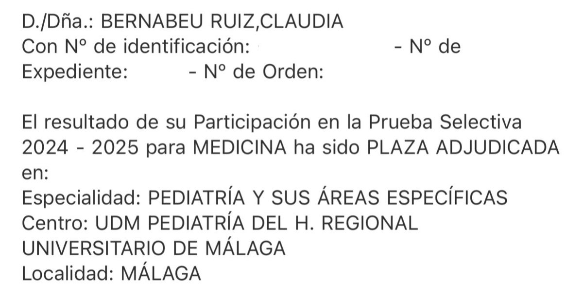 claubernabeu's tweet photo. R1 de PEDIATRÍA en el REGIONAL DE MÁLAGA!!!!! Me muero soy la persona más feliz del mundo 🐣🍼🧸👶🏻 https://t.co/LCycqWCbUU