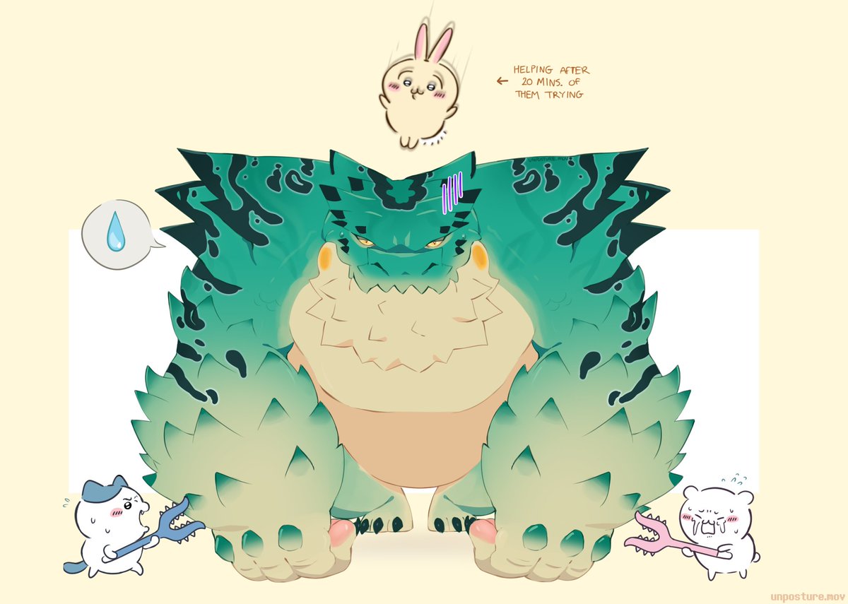 Chiikawa x Monster Hunter when?
#chiikawa #chatacabra #MHWilds