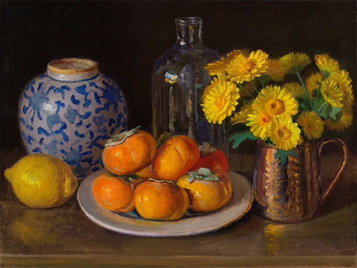 wangfineart's tweet photo. https://t.co/4opaH9Vmrd
#persimmons # daisy #blueandwhiteceramics #classicalrealism #contemporary #stilllife #oilpainting #original #paintingforsale #painting #smallpainting #realisticpainting https://t.co/PnRlSGw4Rn